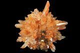 Orange Creedite Crystal Cluster - Durango, Mexico #99201-1